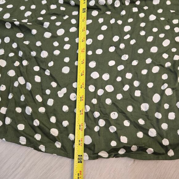 VELVET By Graham & Spencer Joyce Polka Dot Blouse Office Church Work Flowy - Picture 6 of 7